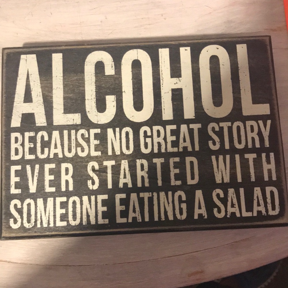Alcohol sign